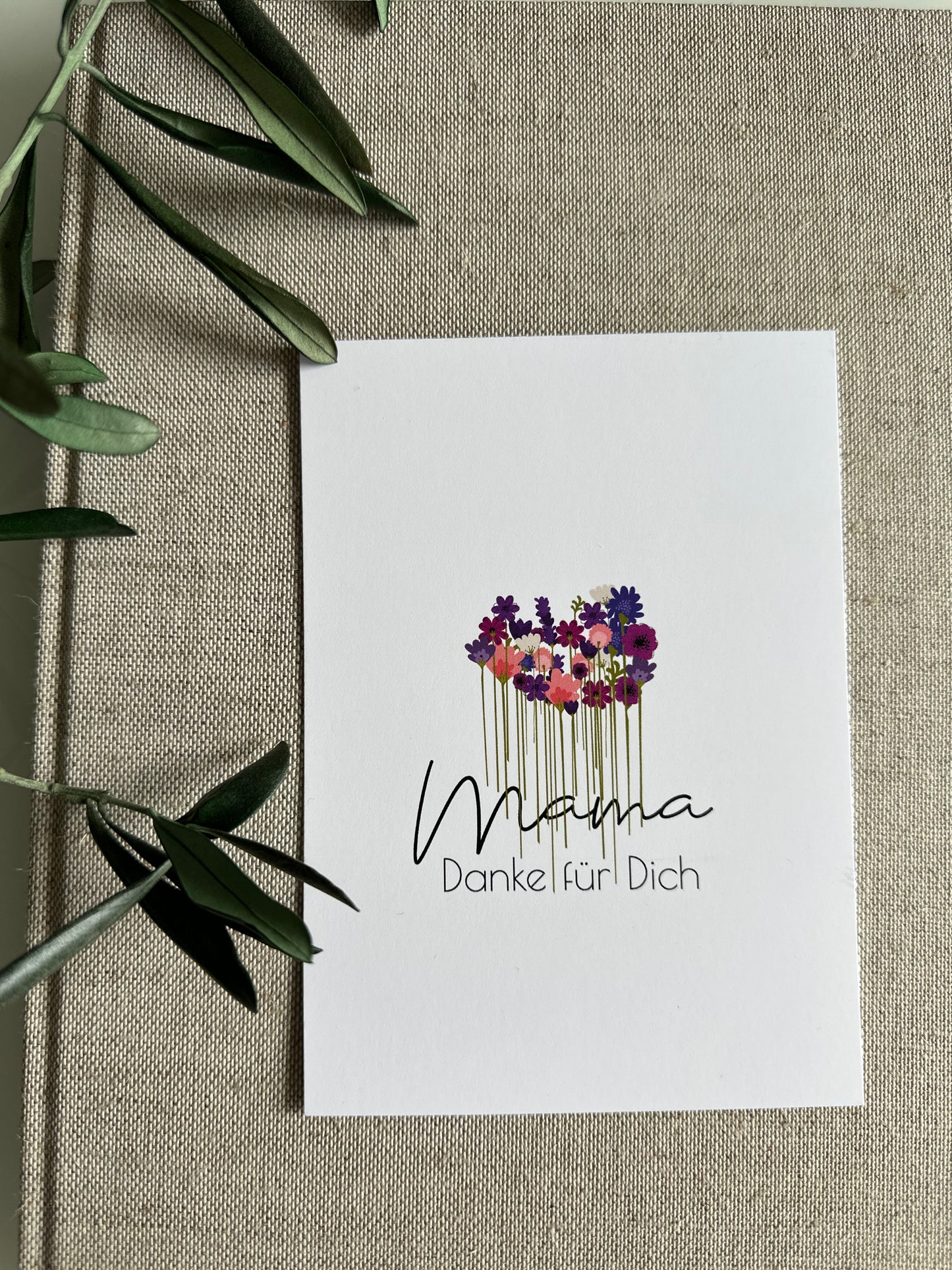 Danke für Dich Mama -Karte