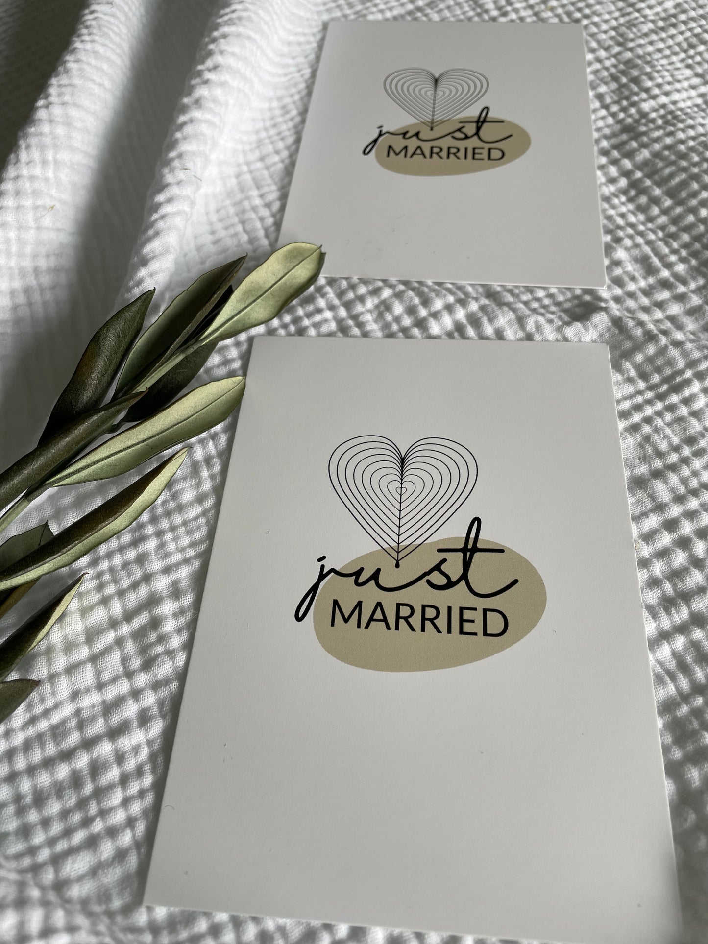 just married Karte