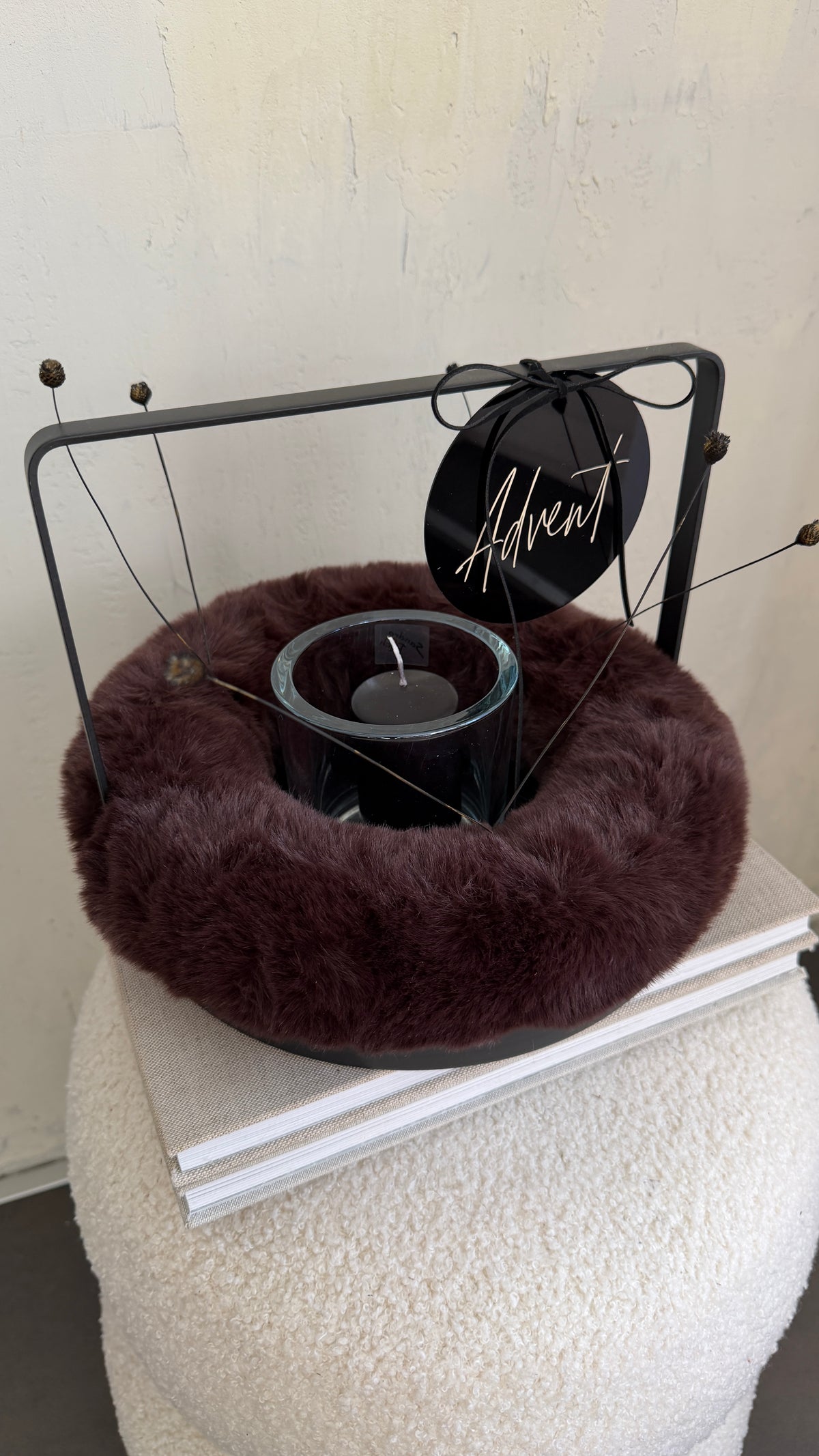 Set| fake fur. Advent