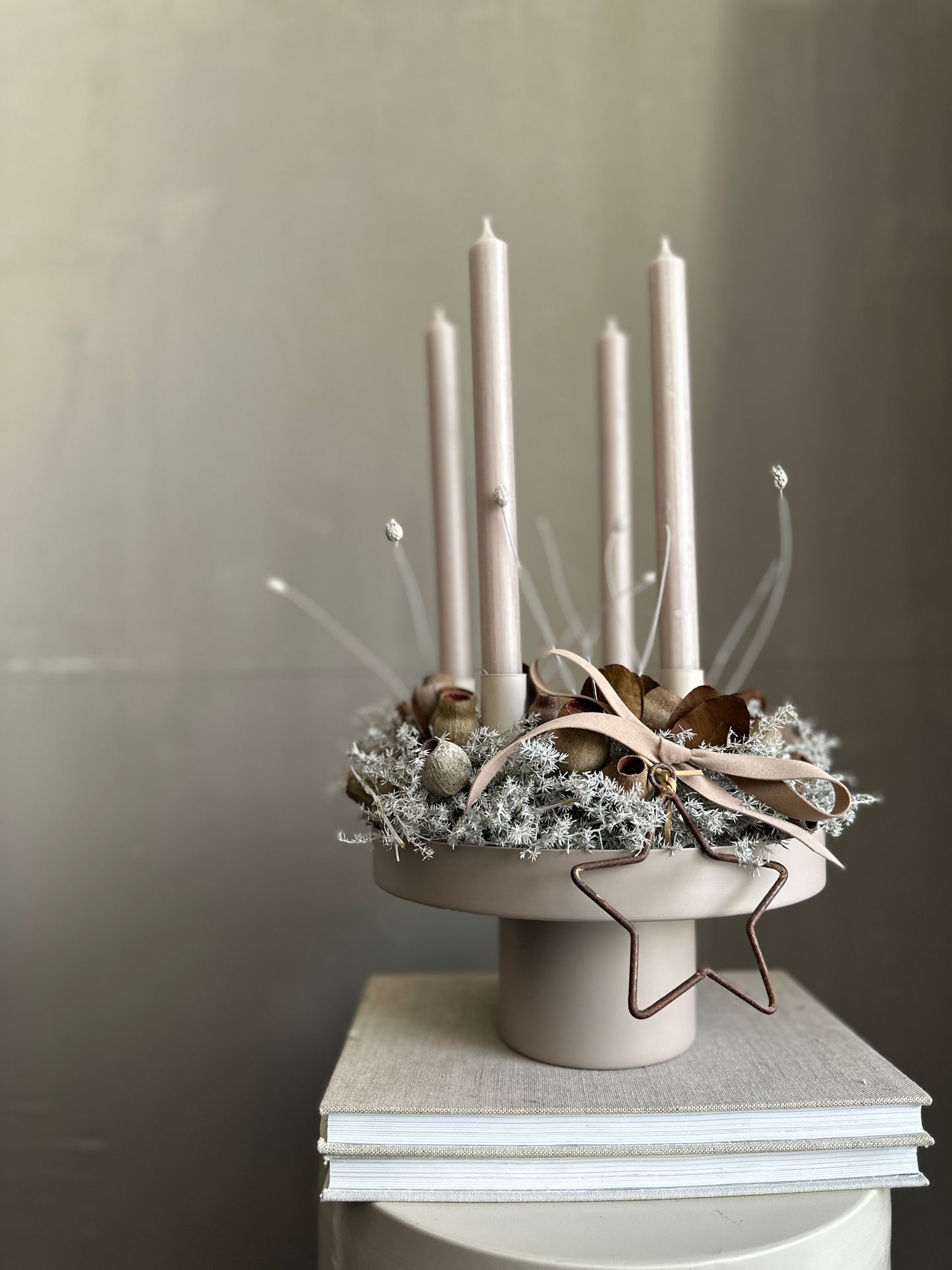 Adventskranz |shades of brown