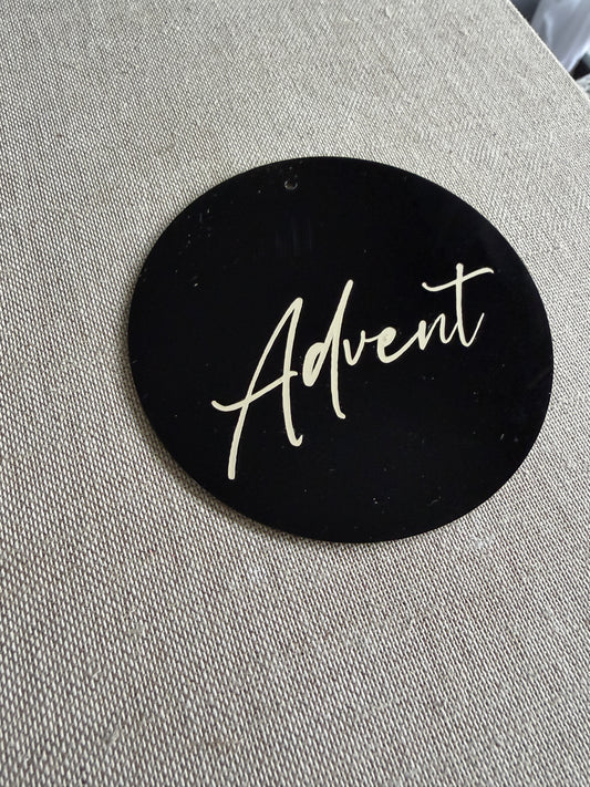 A d v e n t  |Acrylscheibe