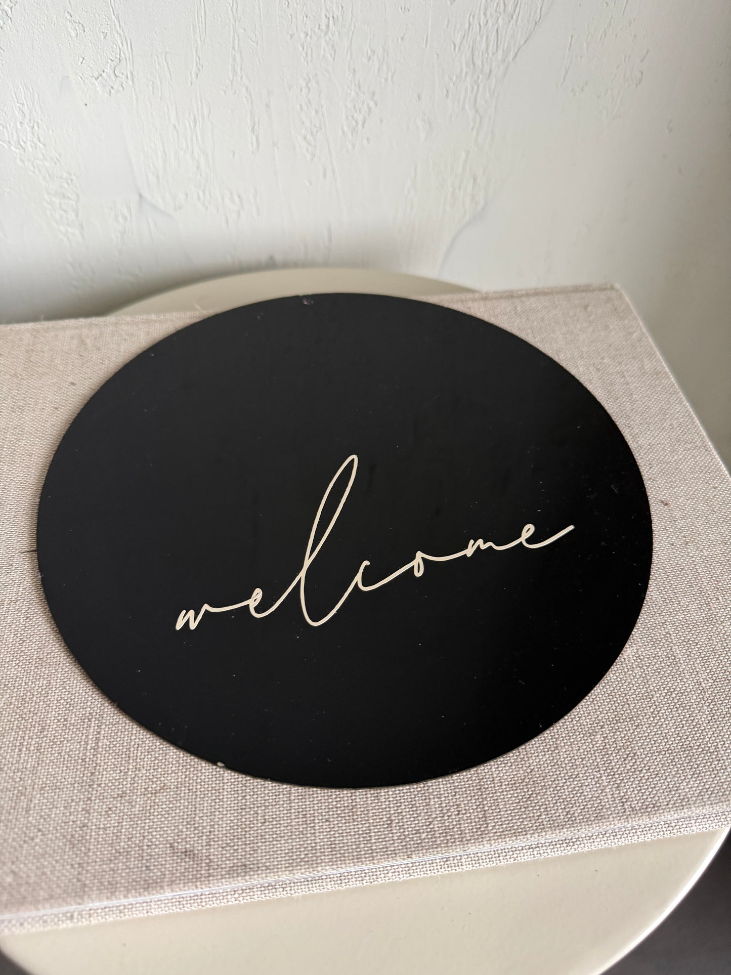Acrylic disc - winter