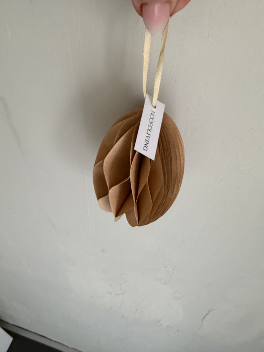 Star wooden beads -black