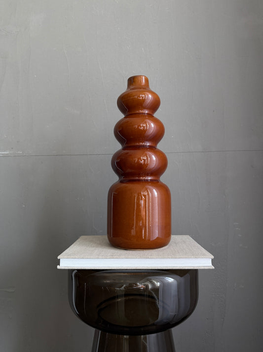 brown. sculpture VASE