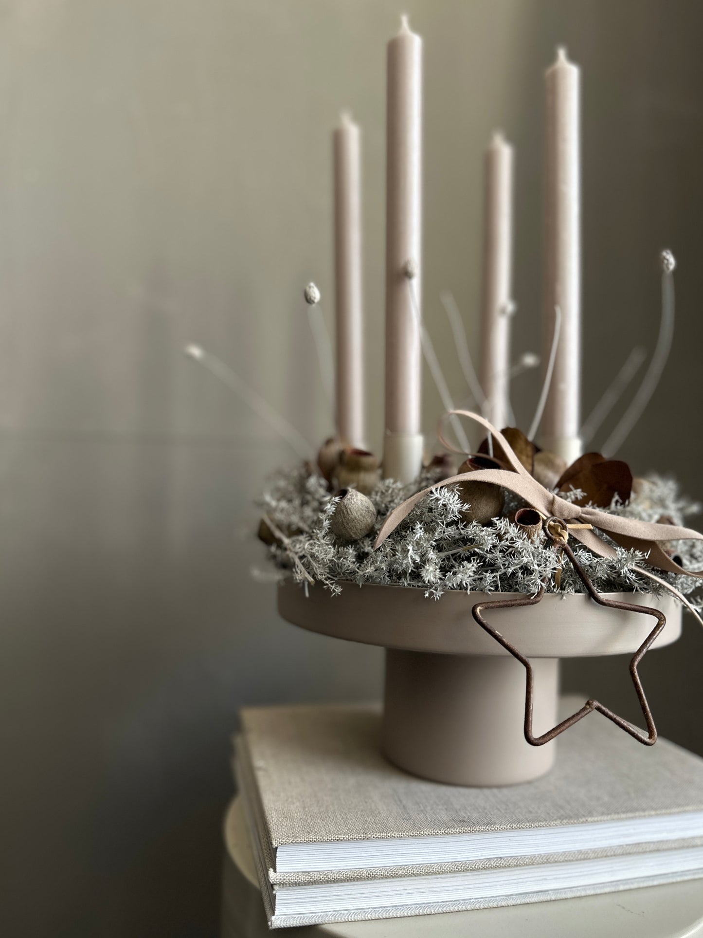 Adventskranz |shades of brown