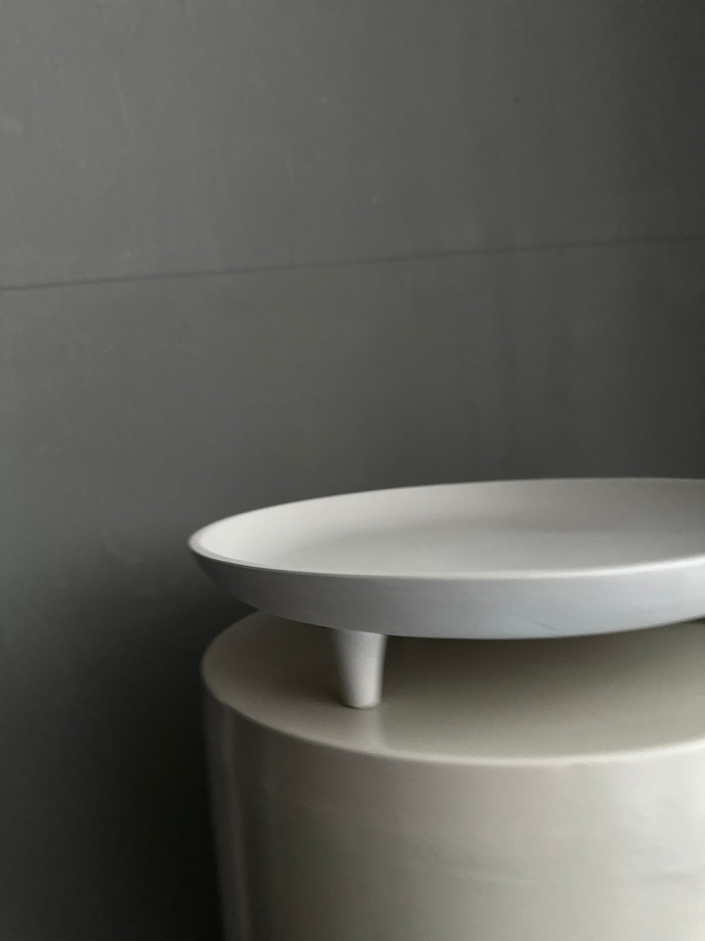 Schale _ beige Metall