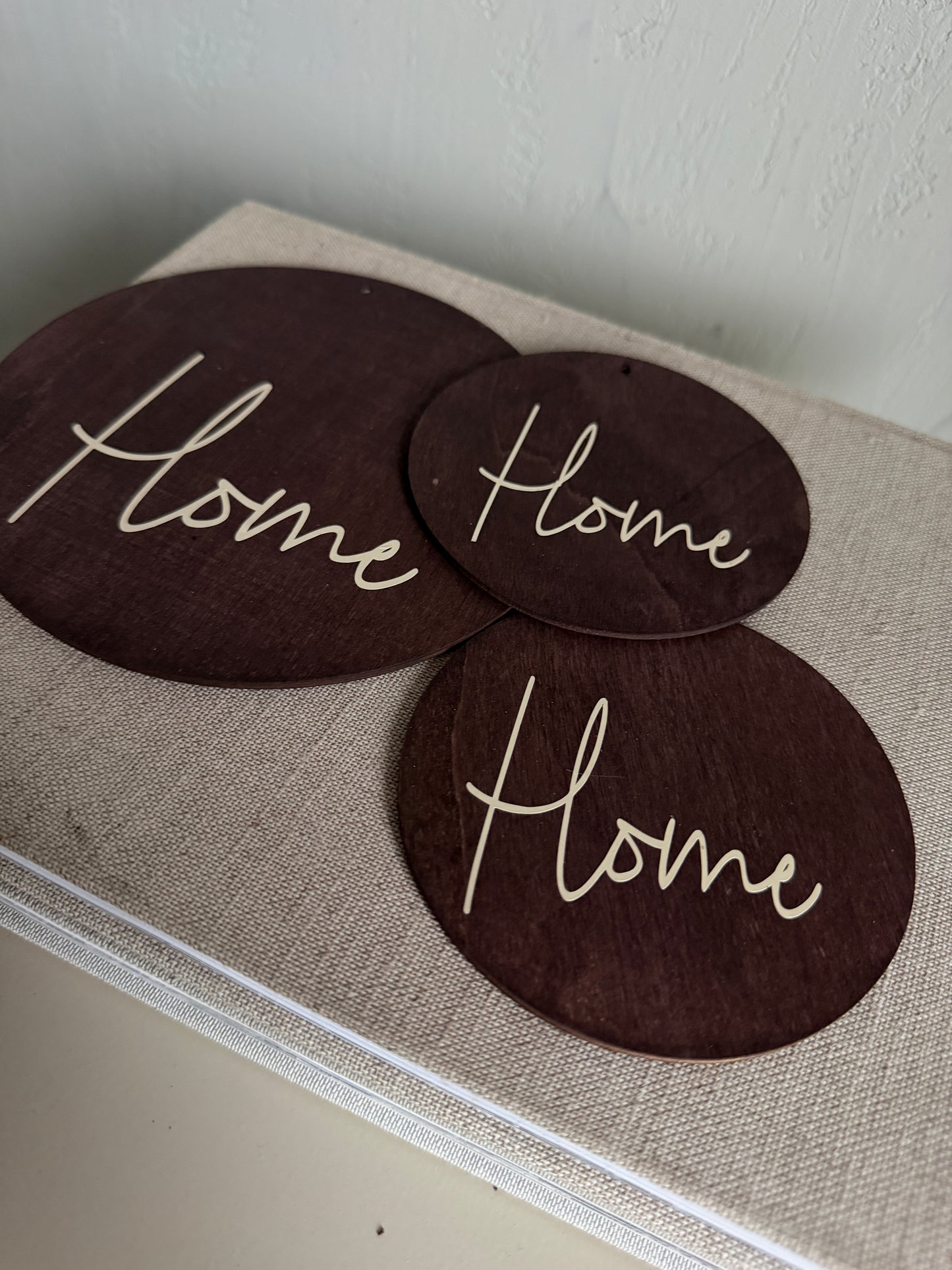 Holzscheibe | espresso