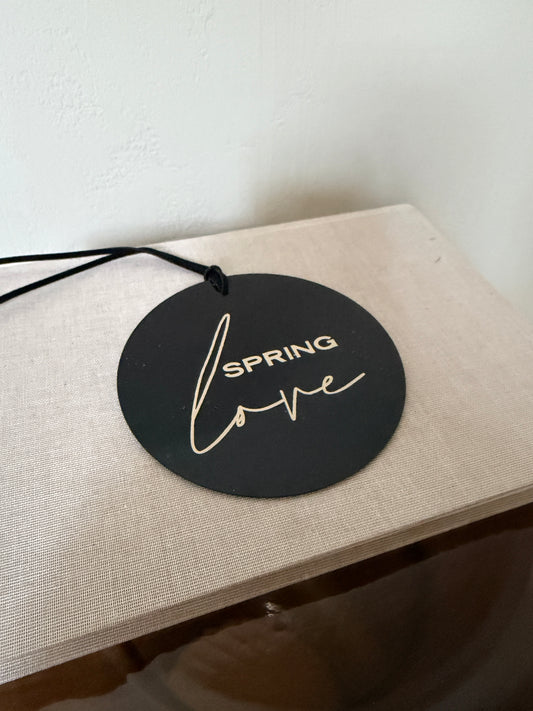 spring.  love |Acrylscheibe