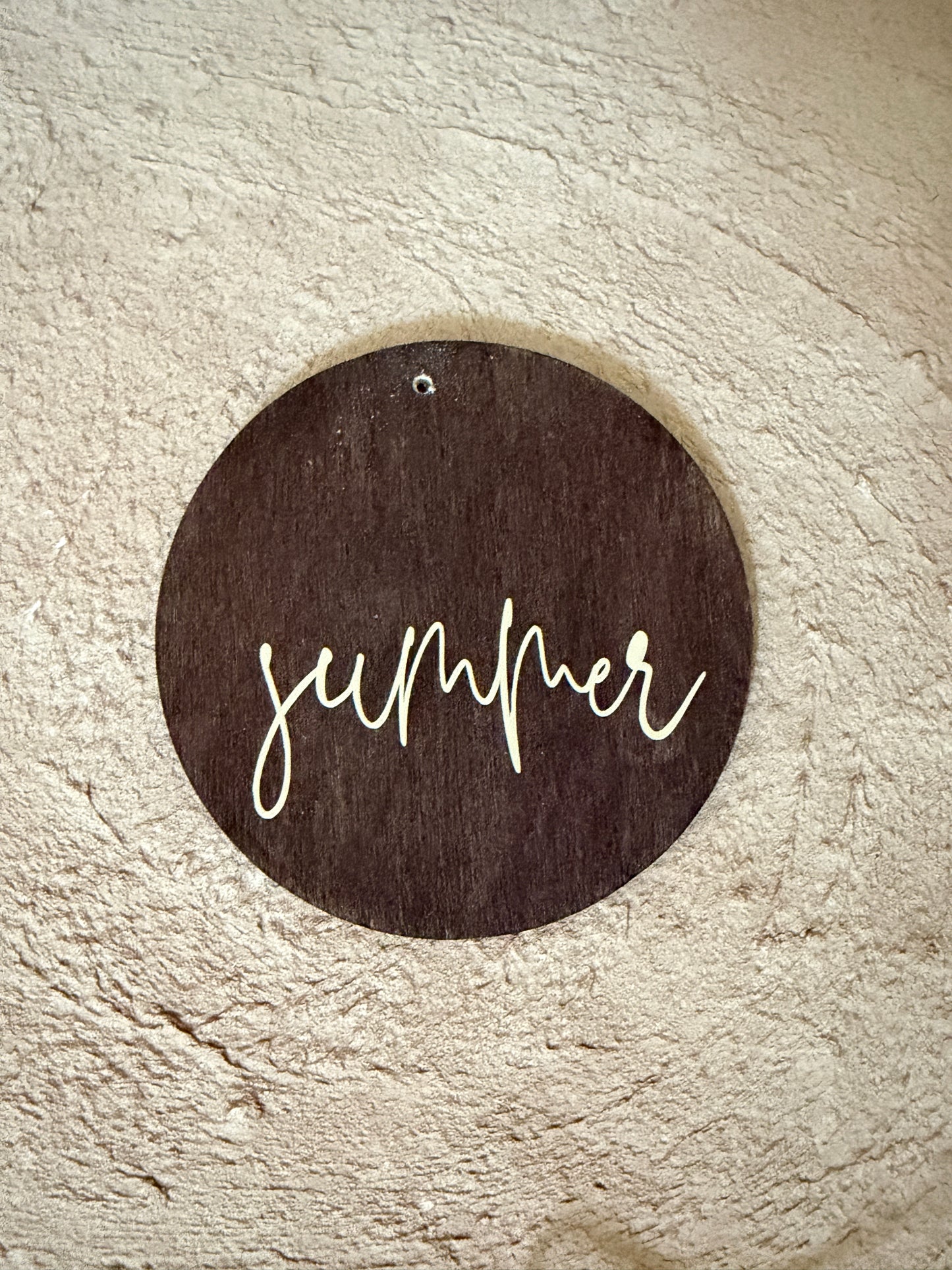 s u m m e r | Holzscheibe