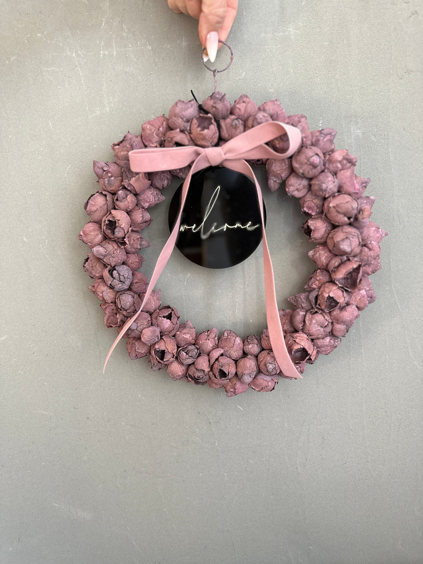 Wreath -Home black