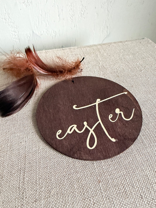 Holzscheibe | espresso