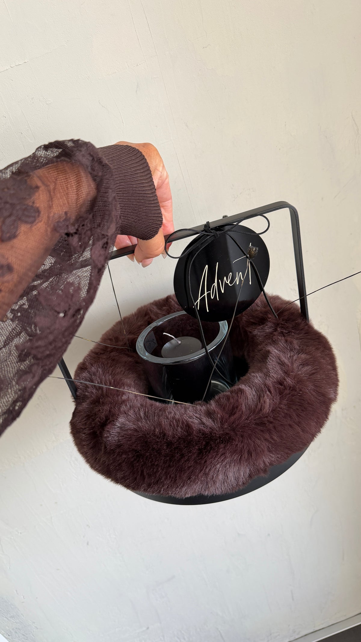 Set| fake fur. Advent