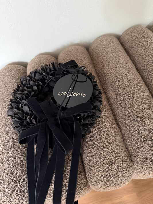 Wreath - black