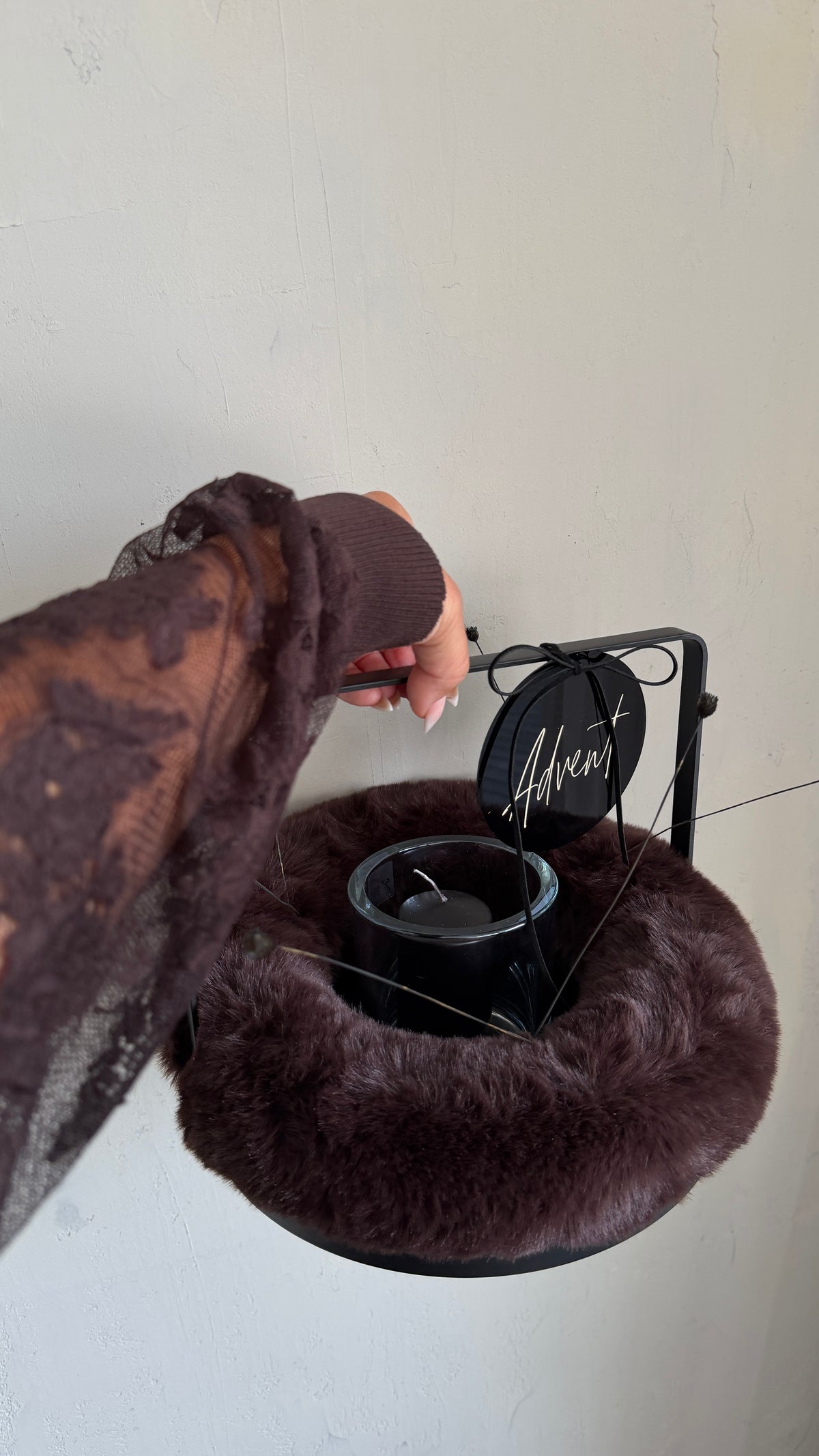 Set| fake fur. Advent