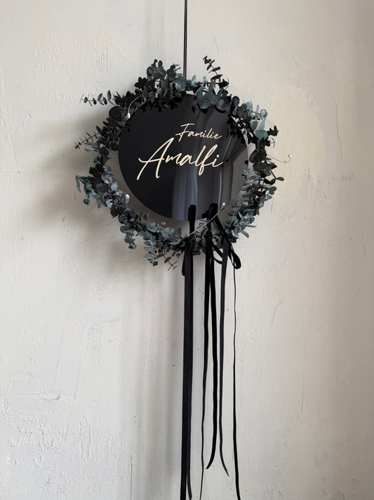 Wreath- black