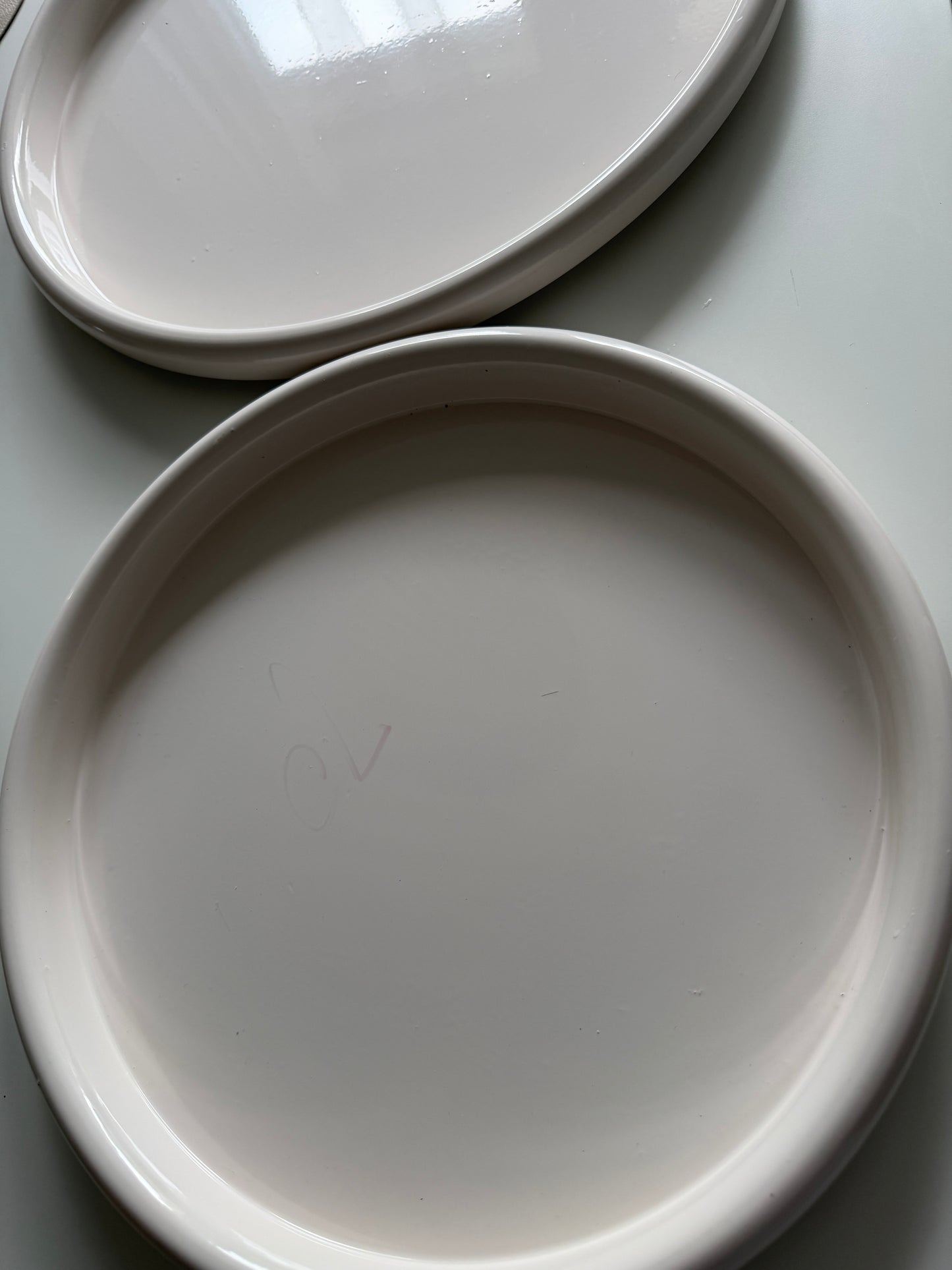 Candle plate - black