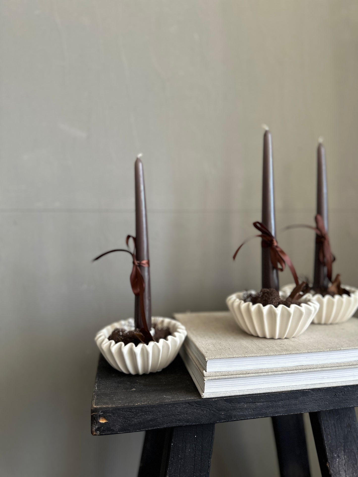 chocolate.  c a n d l e light