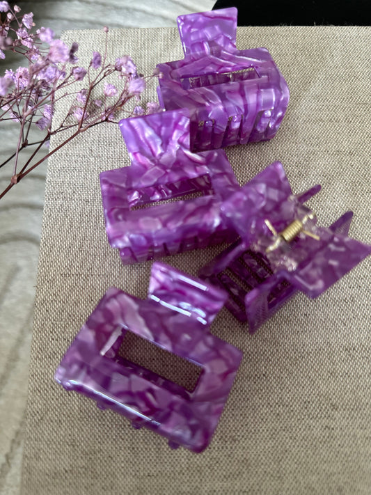 Haarklammer -lilac