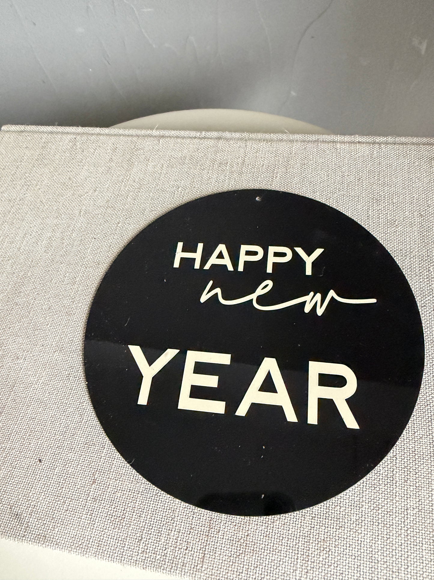 Happy new Year  |Acrylscheibe