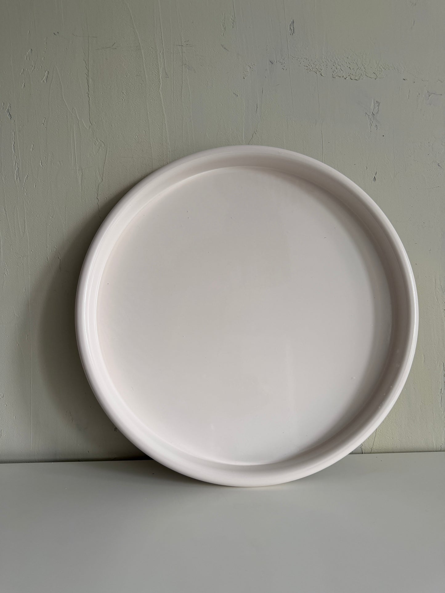 Candle plate - black