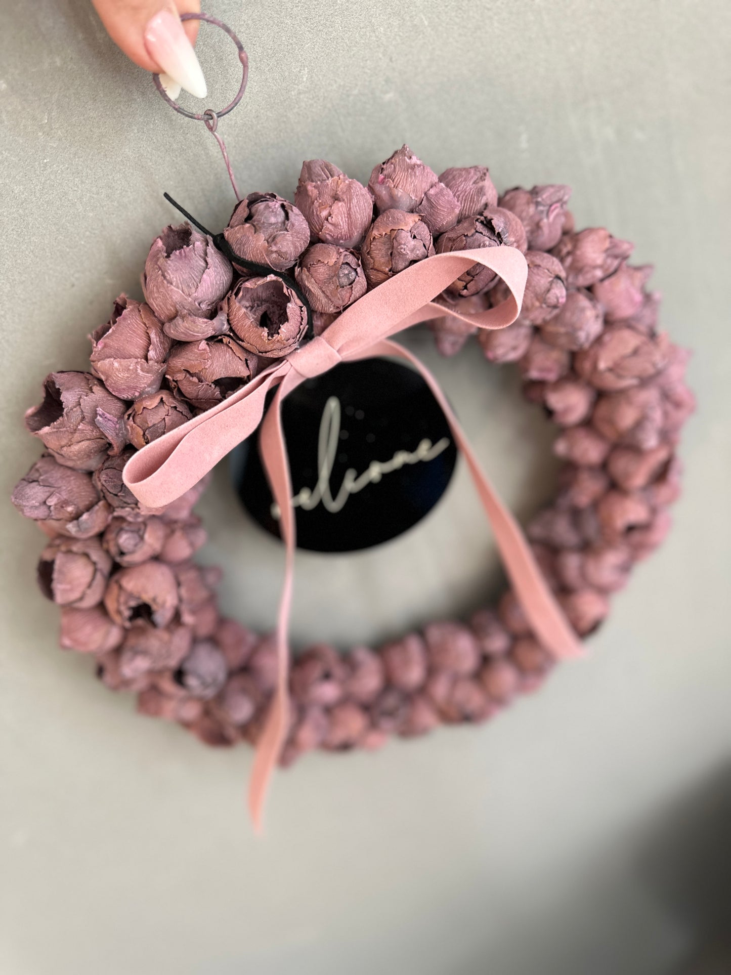 Wreath -Home black