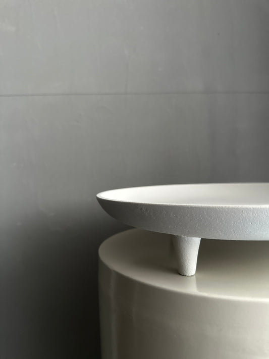 Schale _ beige Metall