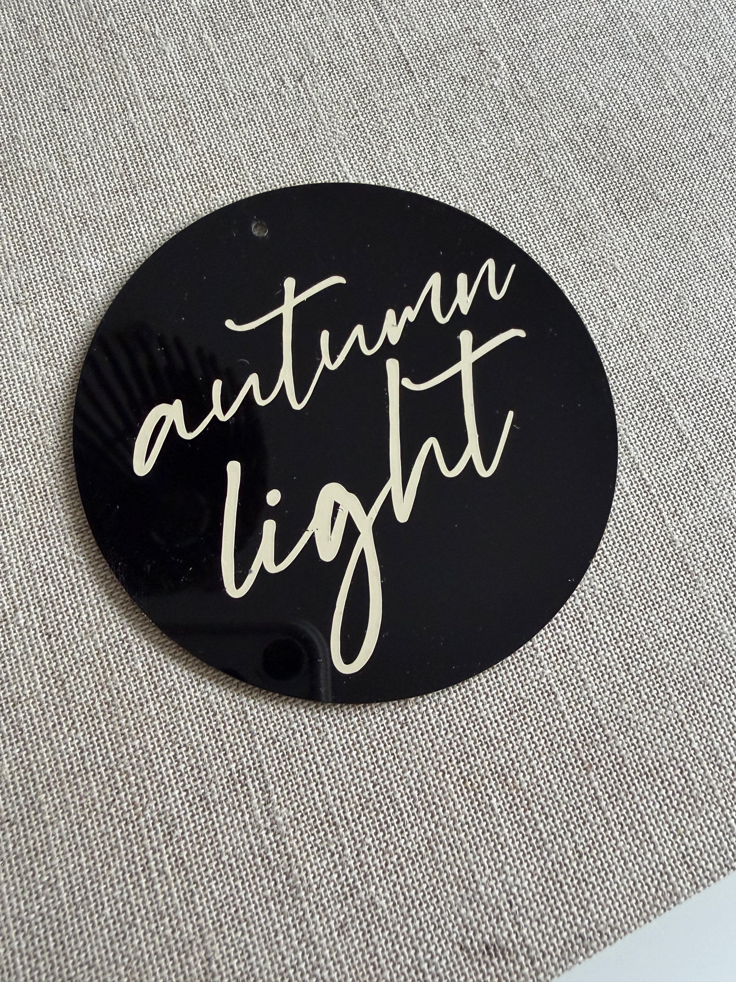 a u t u m n. |Acrylscheibe