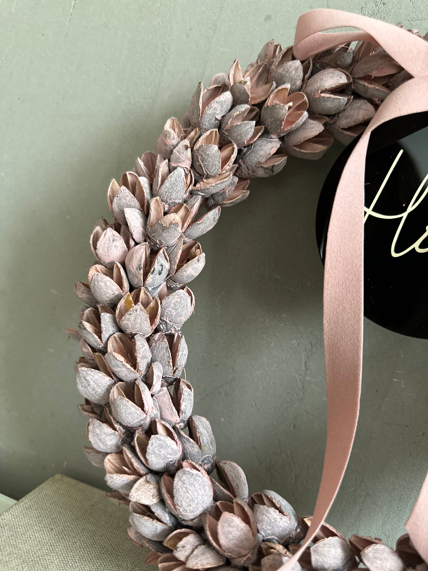 h o m e. or. w e l c o m e wreath