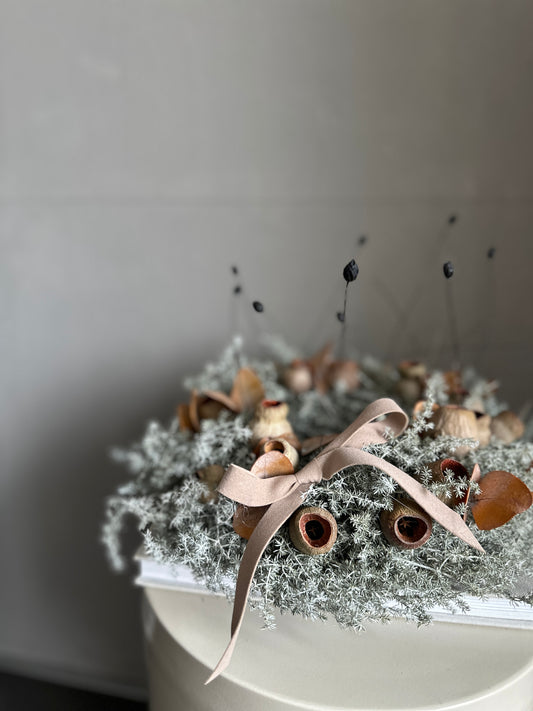Home wreath white