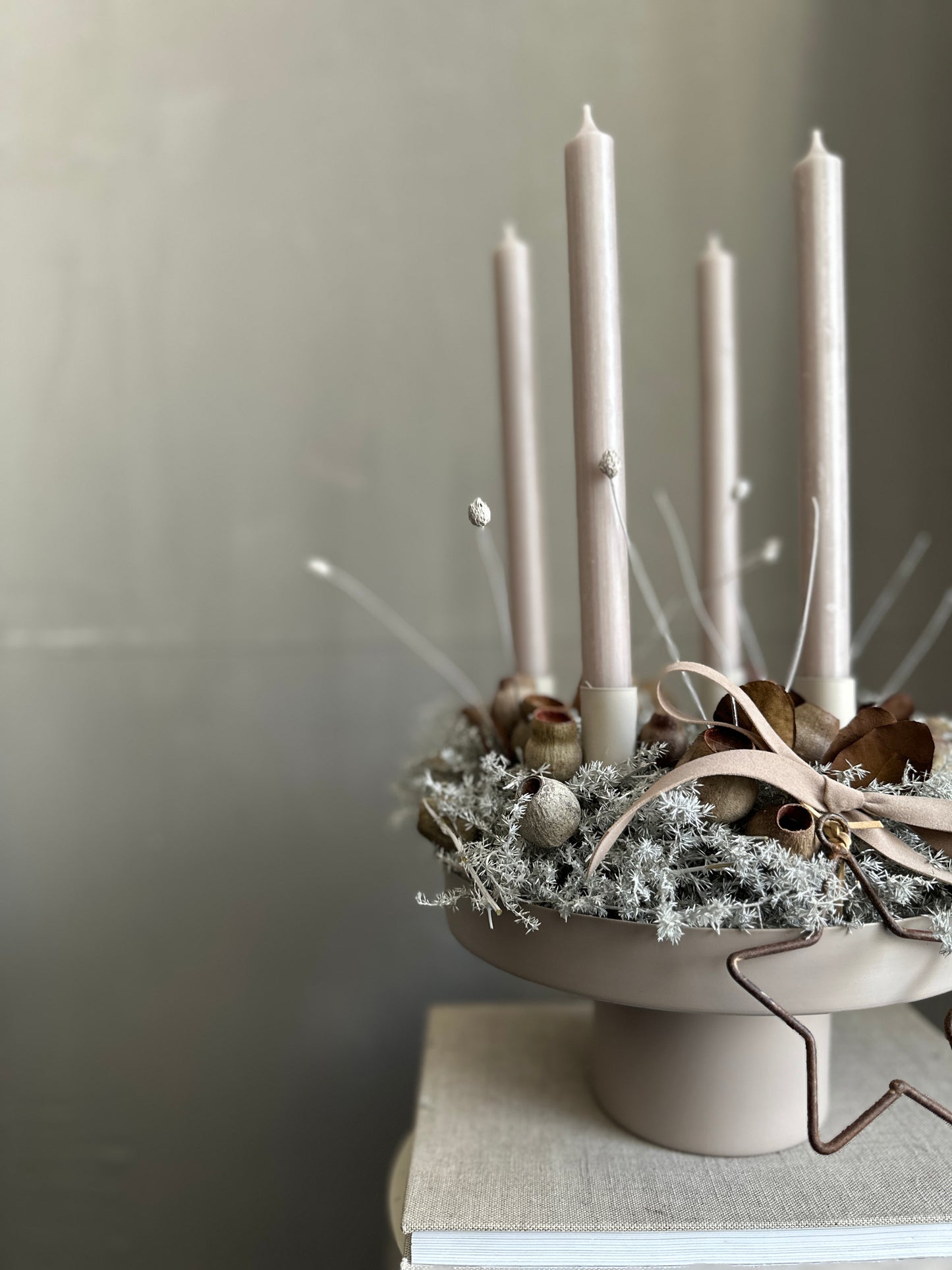 Adventskranz |shades of brown