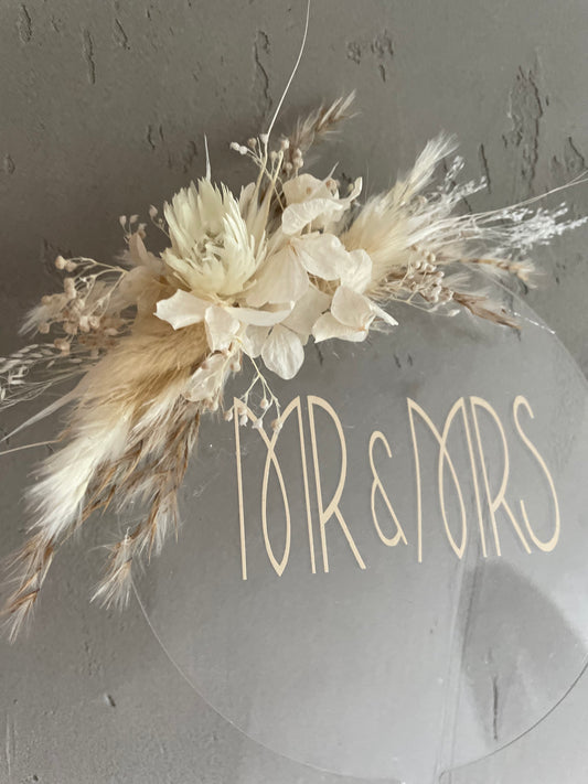 caketopper -mr&mrs