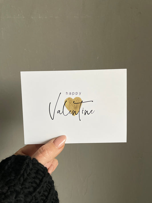 happy Valentine-Karte